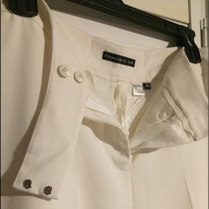 Stunning white trousers fully lined size 14r